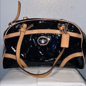 Black and Tan COACH Shoulderbag